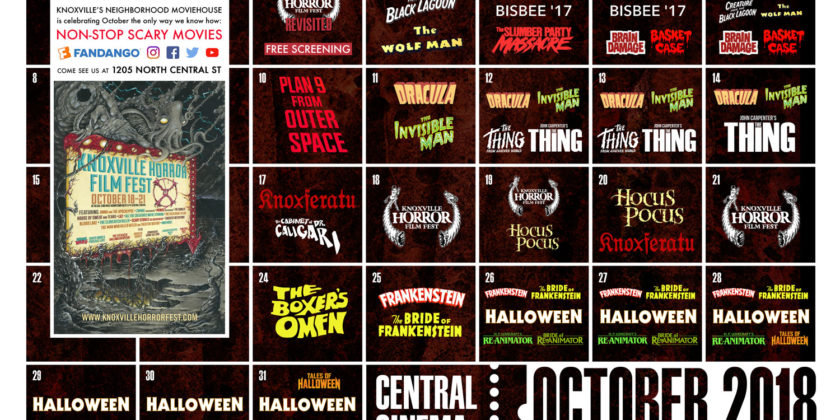 October is jam-packed at Central Cinema!