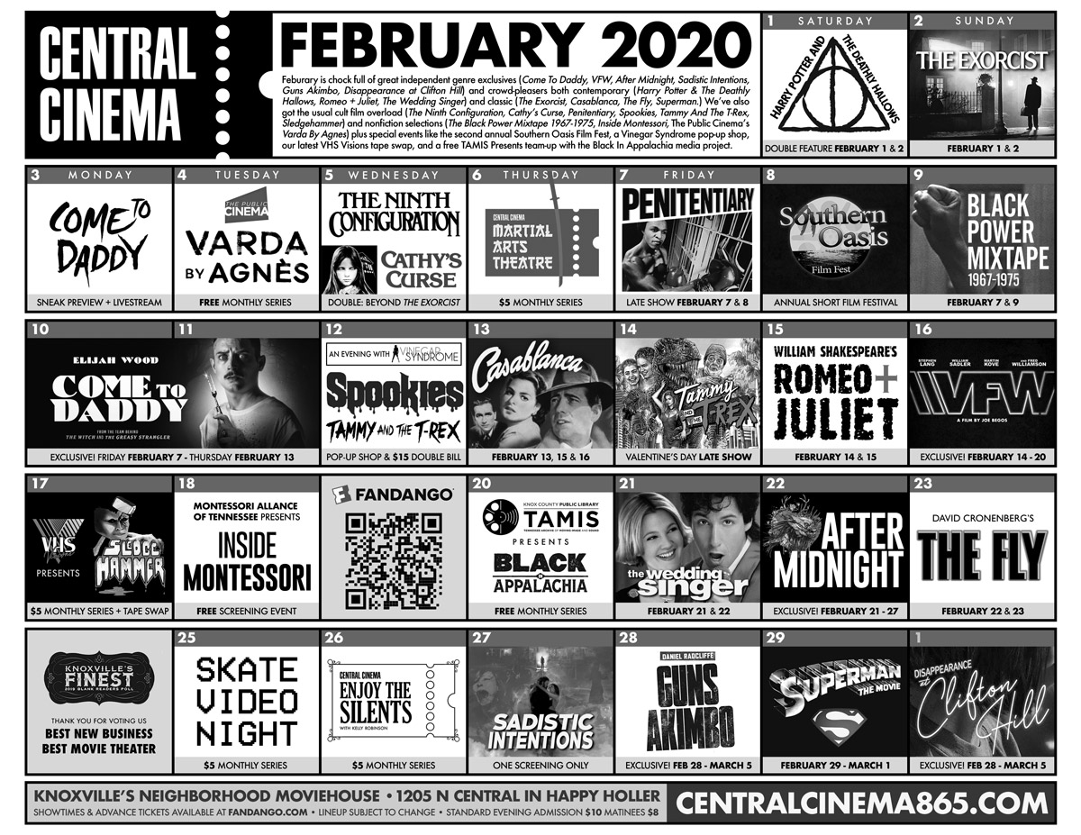 Calendar - February 2020