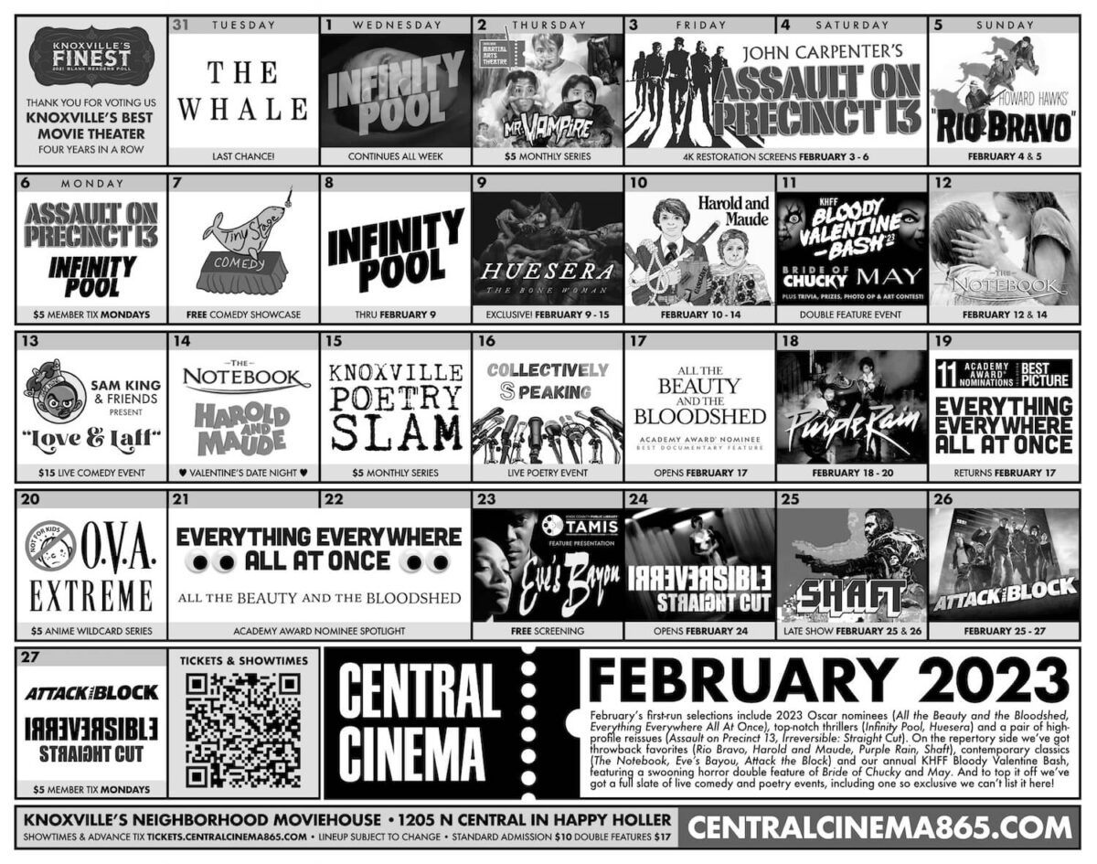 Calendar Central Cinema